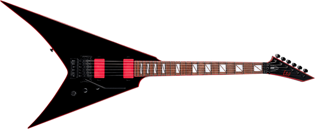 Ltd Gary Holt Gh Sv-200 Signature 2h Fr Jat - Black - Kenmerkende elektrische gitaar - Main picture