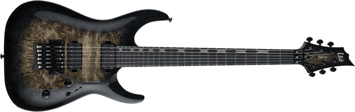 Ltd H-1001fr 2h Seymour Duncan Fr Eb - Black Natural Burst - Elektrische gitaar in Str-vorm - Main picture