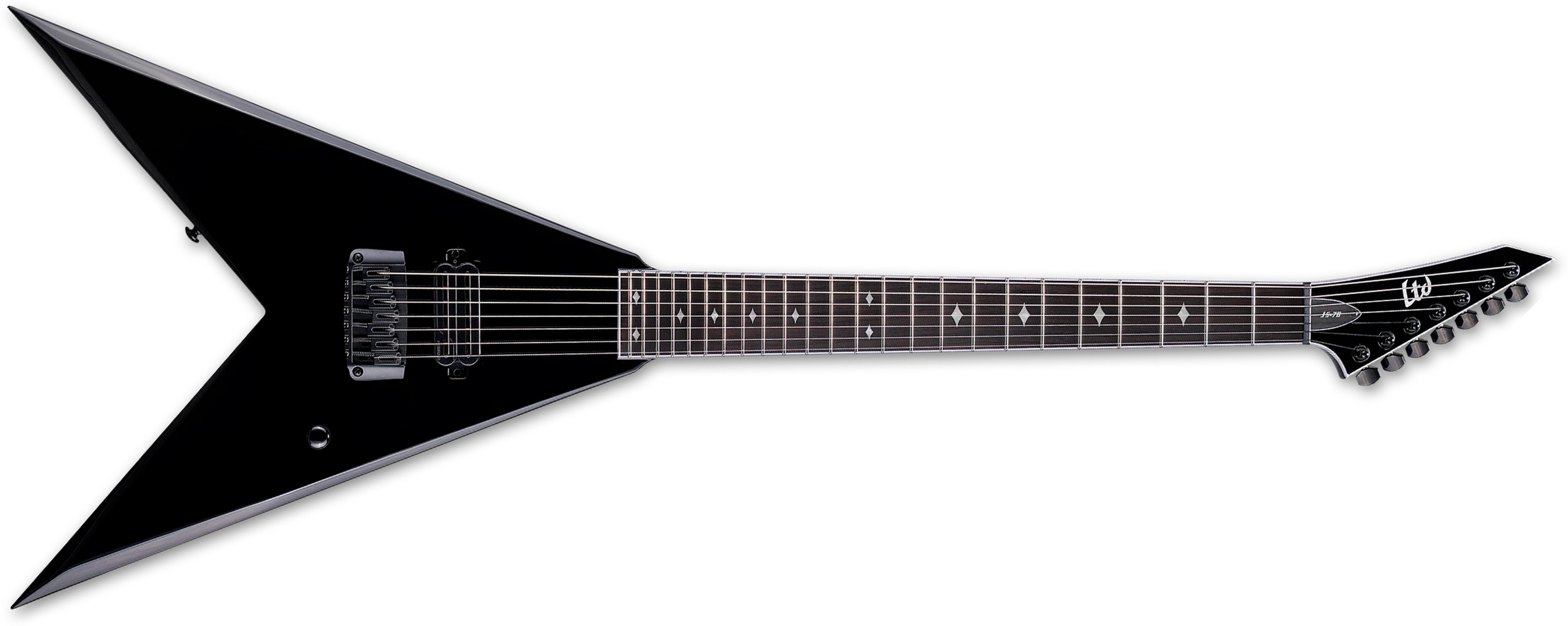 Ltd Jack Simmons Js7 Baritone Signature 7c 1h Fishman Fluence Ht Eb - Black - Bariton elektrische gitaar - Main picture