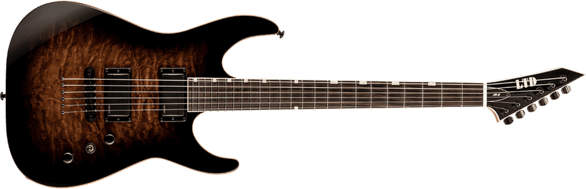 Ltd Josh Middleton Jm-ii 2h Fishman Fluence Modern Ht Eb - Black Shadow Burst - Guitarra eléctrica de doble corte. - Main picture