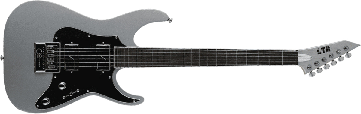 Ltd Ken Susi Ks M-6 Evertune Signature Hh Fishman Fluence Ht Eb - Metallic Silver - Elektrische gitaar in Str-vorm - Main picture