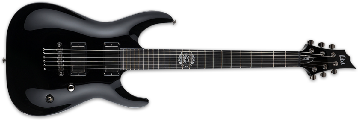 Ltd Lk-600 Luke Kilpatrick - Black - Elektrische gitaar in Str-vorm - Main picture