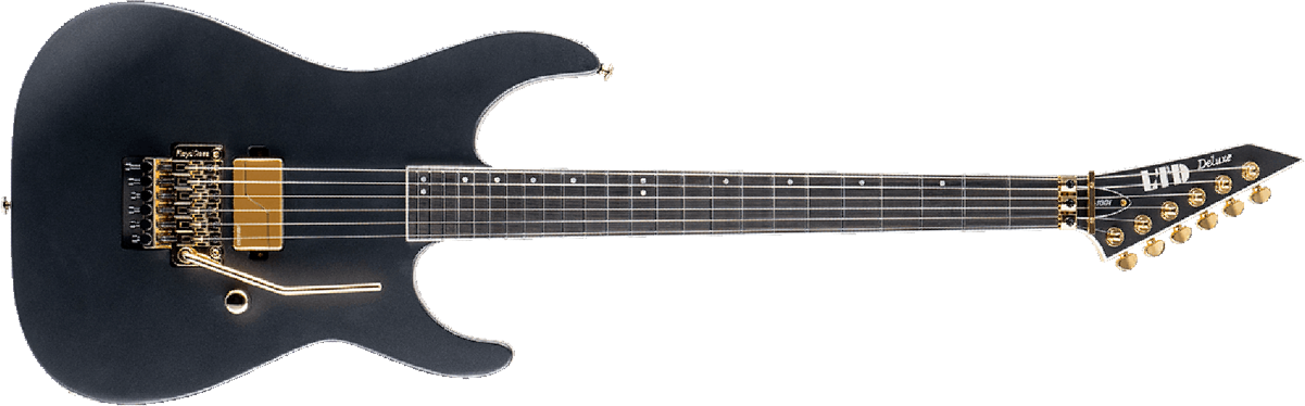 Ltd M-1001 Floyd Rose H Eb - Charcoal Metallic Satin - Metalen elektrische gitaar - Main picture