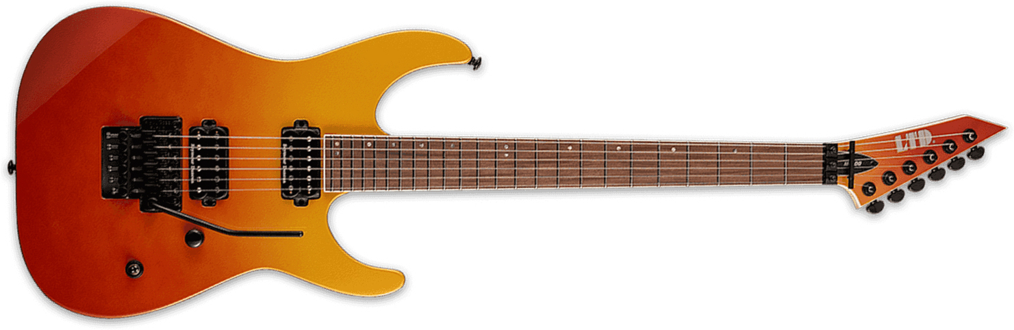 Ltd M-400 Hh Seymour Duncan Fr Pf - Solar Fade Metallic - Elektrische gitaar in Str-vorm - Main picture