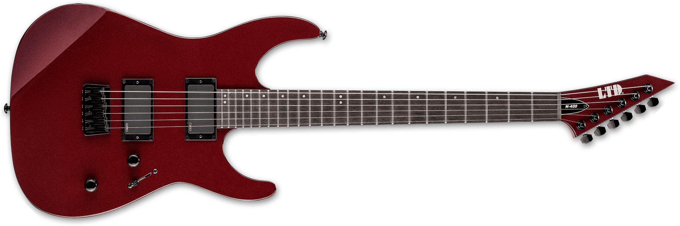 Ltd M400ht 2h Emg Ht Rw - Scarlet Metallic - Elektrische gitaar in Strat vorm - Main picture