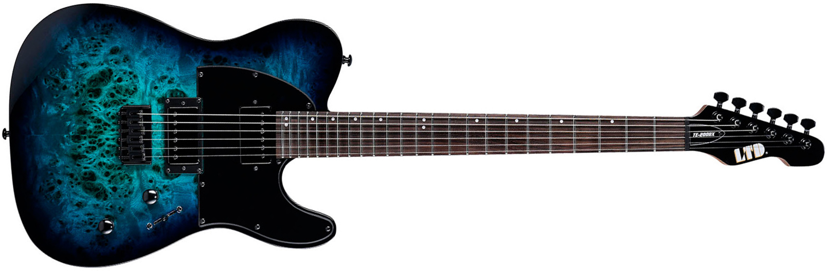 Ltd Te200dx 2h Ht Rw - Blue Burst - Televorm elektrische gitaar - Main picture
