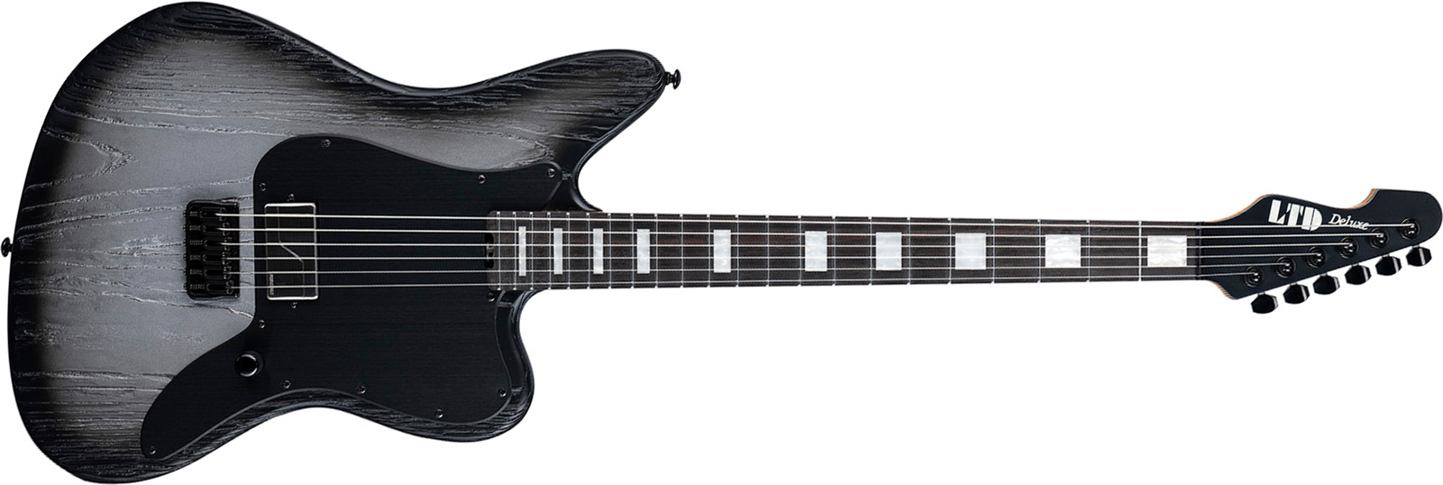 Ltd Xj1 Ht Baritone 1h Eb - Silver Blast - Bariton elektrische gitaar - Main picture