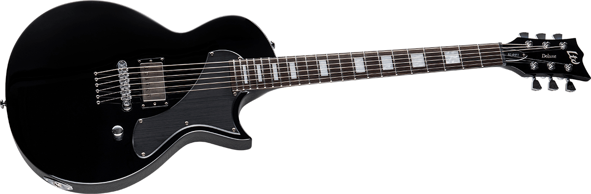 Ltd Ec-01ft 1h Seymour Duncan Ht Eb - Black - Metalen elektrische gitaar - Variation 2