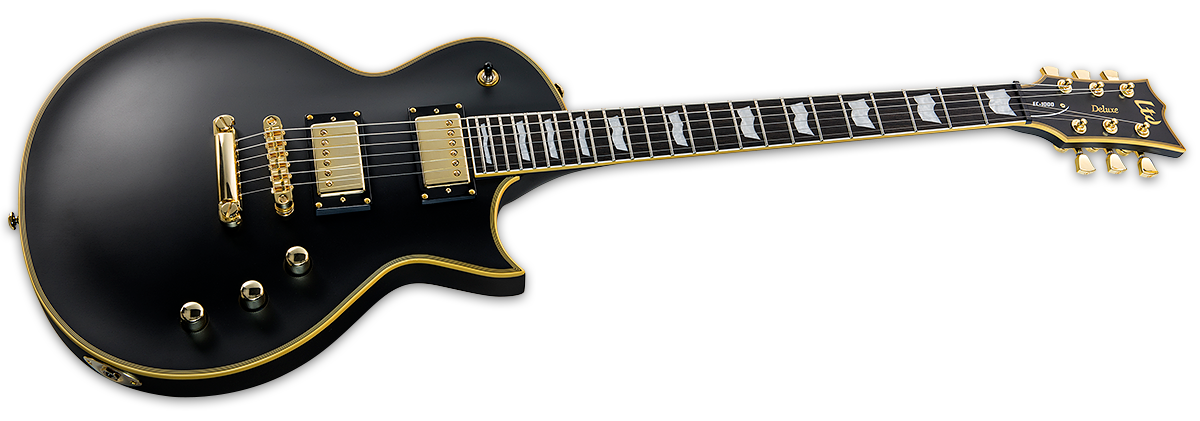 Ltd Ec-1000 Hh Seymour Duncan Ht Rw - Vintage Black - Enkel gesneden elektrische gitaar - Variation 1