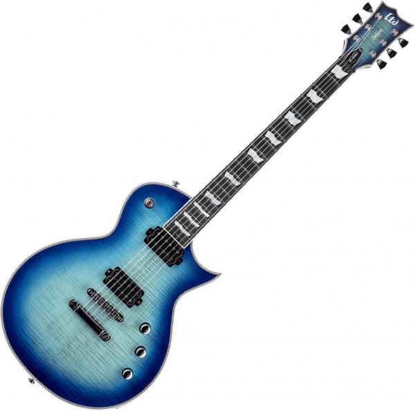 Solid body elektrische gitaar Ltd EC-1000T CTM - Violet shadow