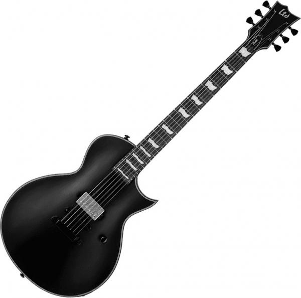 Solid body elektrische gitaar Ltd EC-201 - Black satin