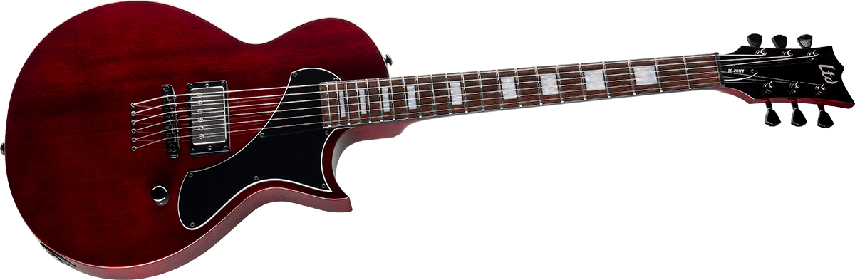 Ltd Ec-201 1h Ht Jat - See Thru Black Cherry - Metalen elektrische gitaar - Variation 2