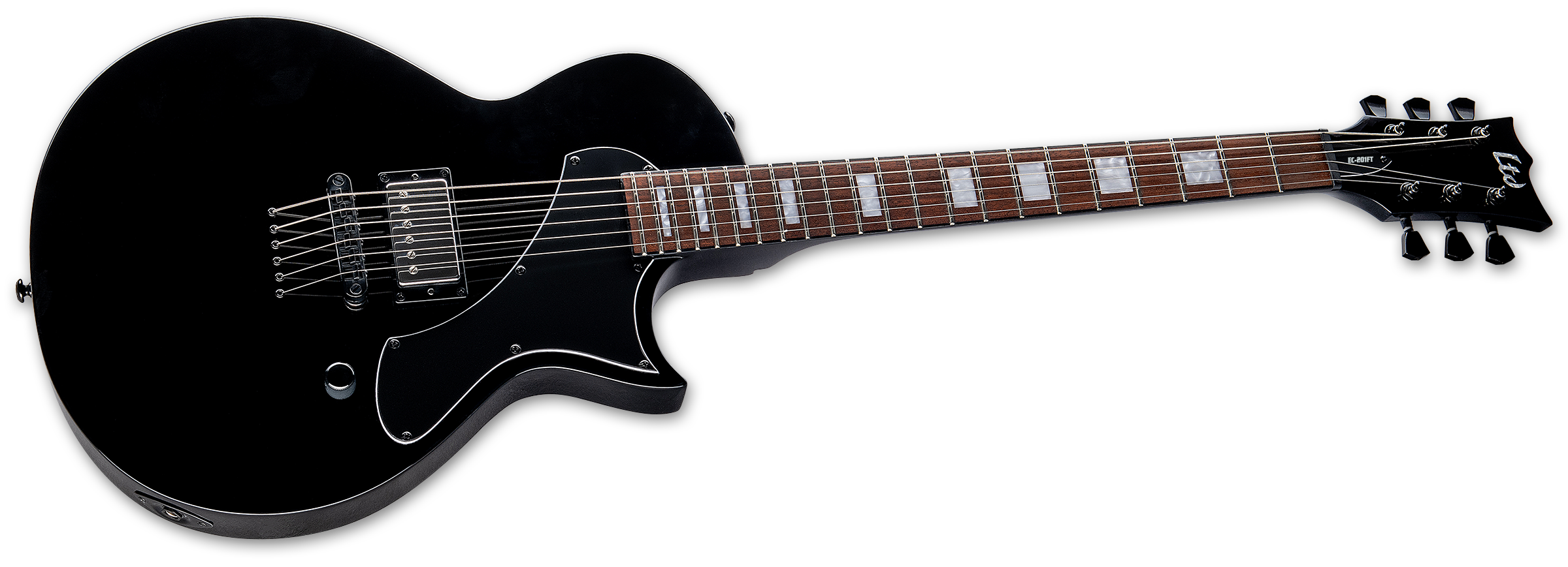 Ltd Ec-201 1h Ht Jat - Black - Metalen elektrische gitaar - Variation 2