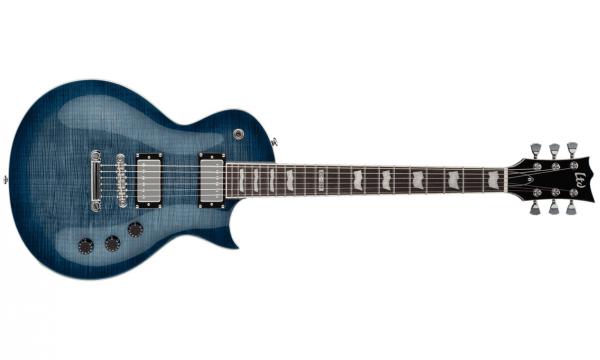 Solid body elektrische gitaar Ltd EC-256FM - cobalt blue