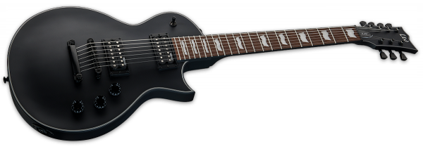 Solid body elektrische gitaar Ltd EC-257 - black satin