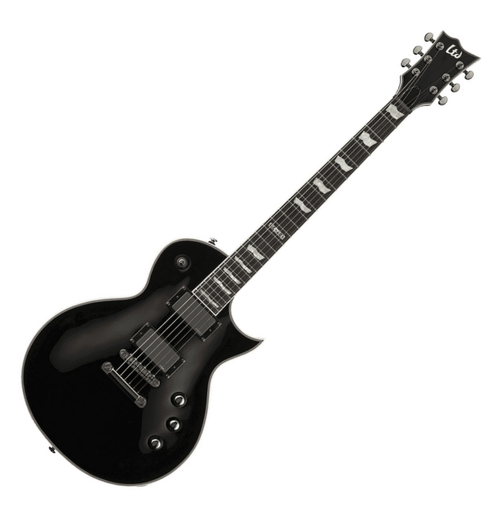 Ltd Ec-401 Hh Emg Ht Rw - Black - Enkel gesneden elektrische gitaar - Variation 5