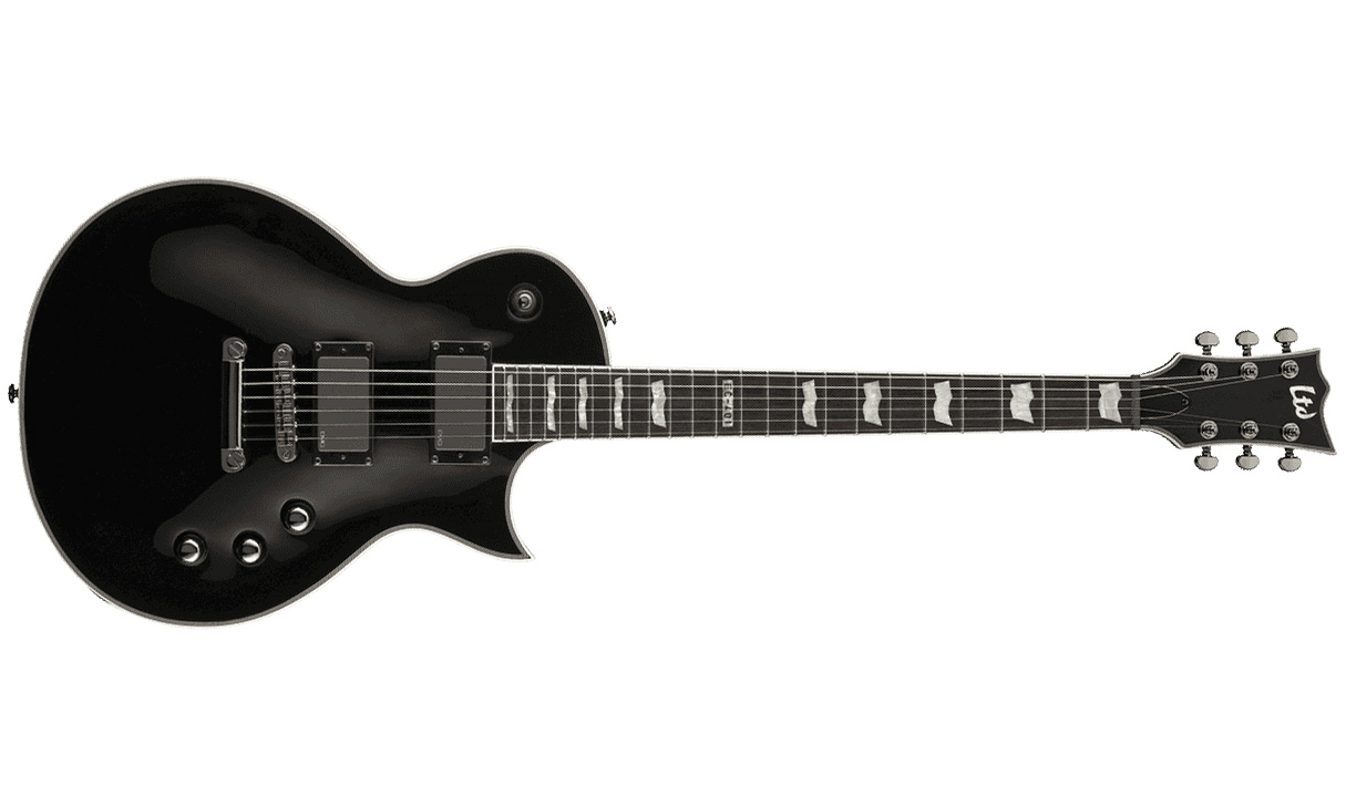 Ltd Ec-401 Hh Emg Ht Rw - Black - Enkel gesneden elektrische gitaar - Variation 4