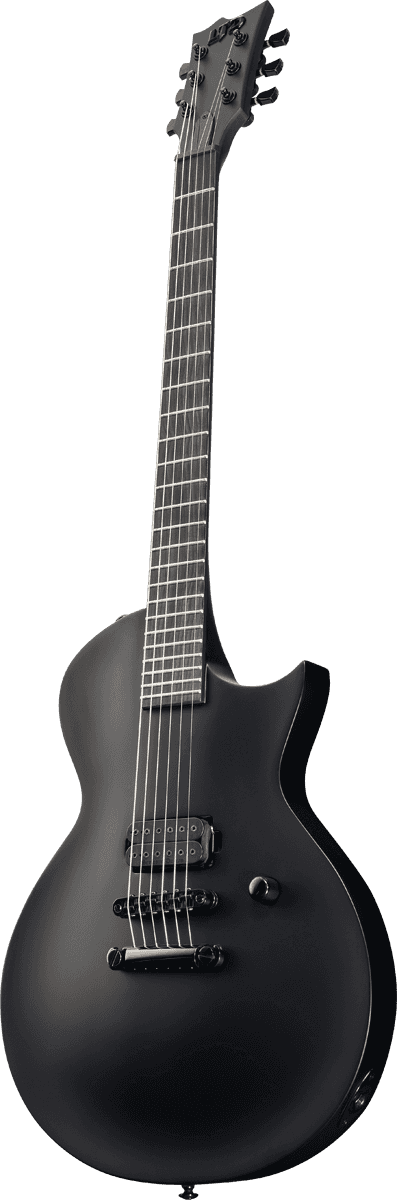 Ltd Ec-black Metal - Black Satin - Enkel gesneden elektrische gitaar - Variation 2