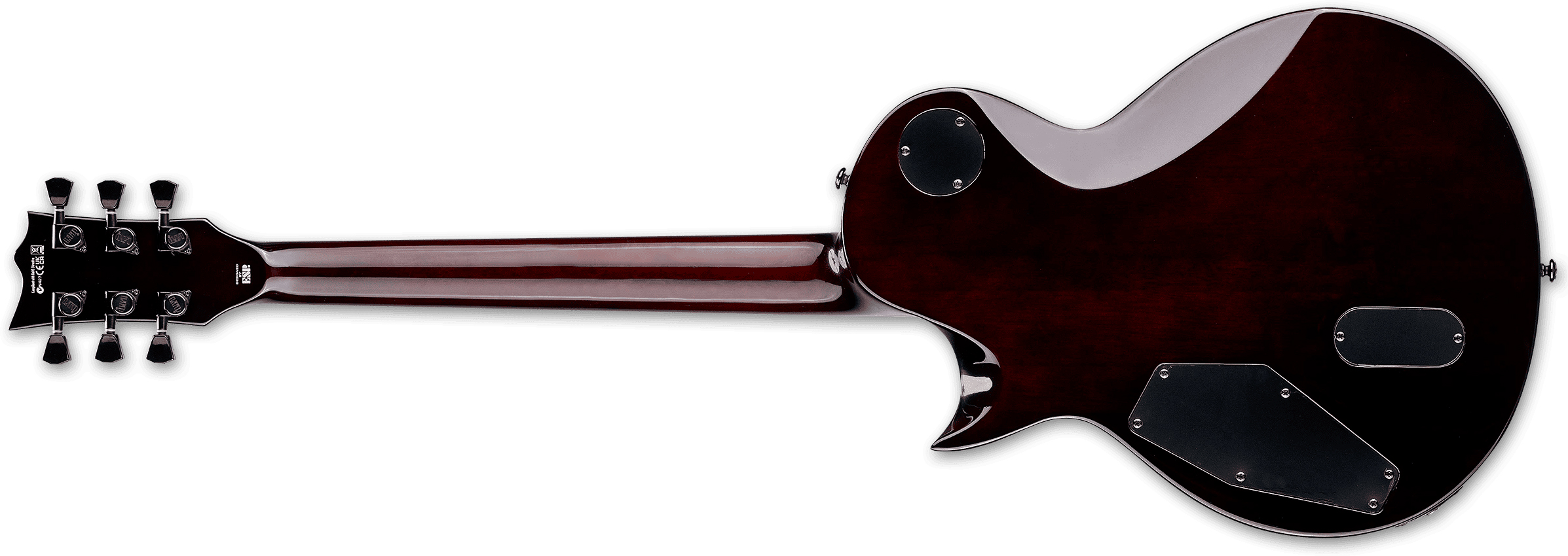 Ltd Ec400qm 2h Emg Ht Rw - Vintage Burst - Single cut gitaar - Variation 2