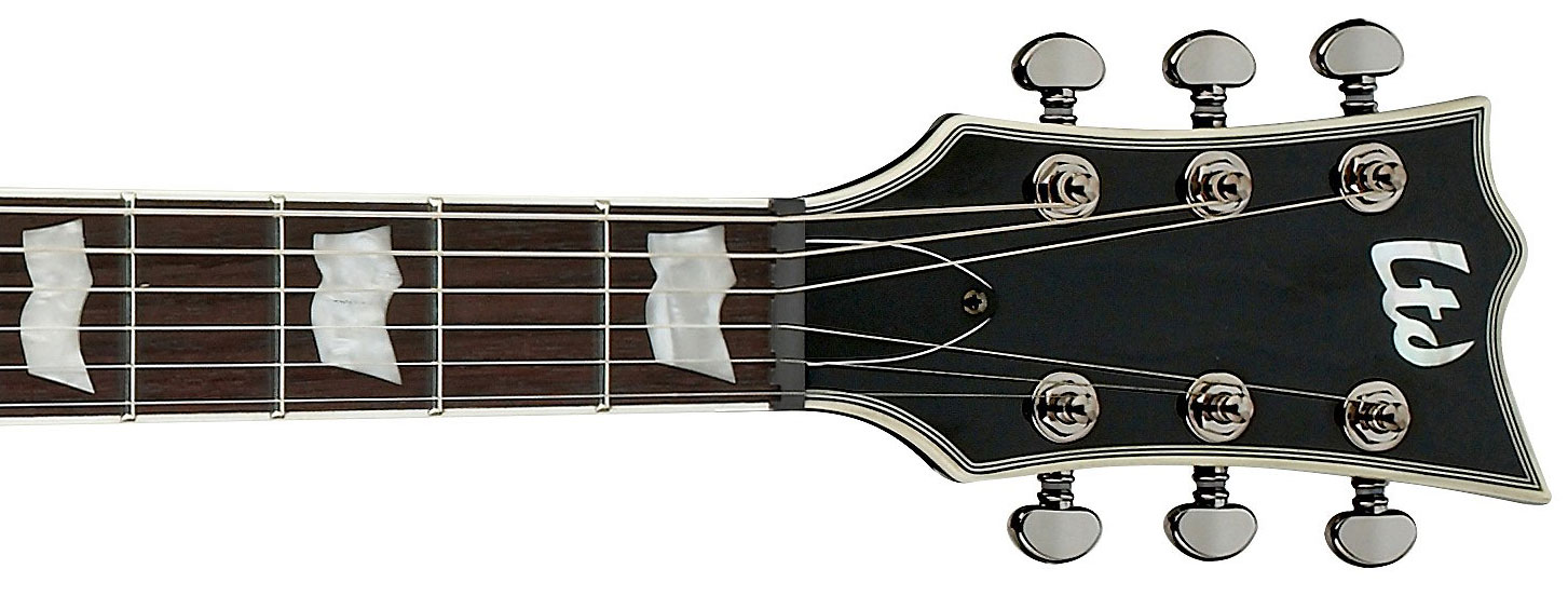 Ltd Ec-401 Hh Emg Ht Rw - Black - Enkel gesneden elektrische gitaar - Variation 3
