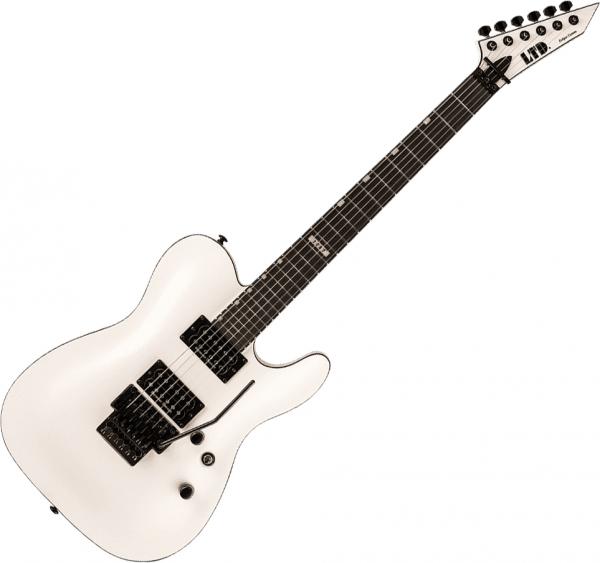 Solid body elektrische gitaar Ltd Eclipse ’87 - Pearl white