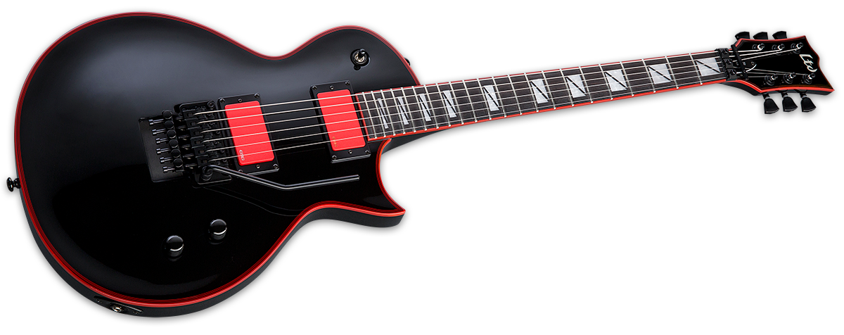 Ltd Gary Holt Gh-600 Signature 2h Emg Fr Eb - Black - Enkel gesneden elektrische gitaar - Variation 2