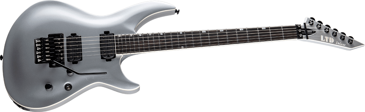 Ltd H3-1000 Floyd Rose Hh Eb - Firemist Silver - Metalen elektrische gitaar - Variation 1