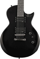 Enkel gesneden elektrische gitaar Ltd EC-10 Kit +Bag - Black