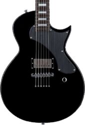Metalen elektrische gitaar Ltd EC-01 FT - Black