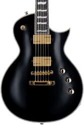 Metalen elektrische gitaar Ltd EC-1000 Deluxe Fishman Fluence - Black