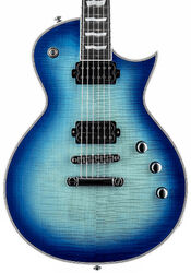 Enkel gesneden elektrische gitaar Ltd EC-1000T CTM - Violet shadow