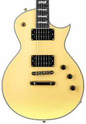 Enkel gesneden elektrische gitaar Ltd EC-1000T CTM - Vintage gold satin