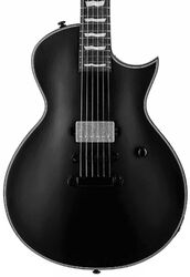 Enkel gesneden elektrische gitaar Ltd EC-201 - Black satin