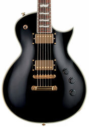 Enkel gesneden elektrische gitaar Ltd EC-256 - Black