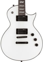 Enkel gesneden elektrische gitaar Ltd EC-256 SW - Snow white