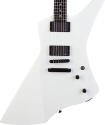 Metalen elektrische gitaar Ltd James Hetfield Snakebyte - Snow white