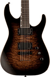 Guitarra eléctrica de doble corte. Ltd Josh Middleton JM-II - Black shadow burst