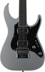 Elektrische gitaar in str-vorm Ltd Ken Susi KS M-6 Evertune - Metallic silver