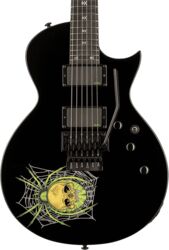 Enkel gesneden elektrische gitaar Ltd KH3 KIRK HAMMETT 30TH ANNIVERSARY - Black