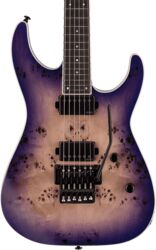 Elektrische gitaar in str-vorm Ltd M-1000 DELUXE - Purple natural burst