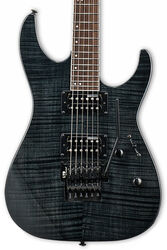 Elektrische gitaar in str-vorm Ltd M-200FM - See thru black