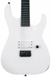 Elektrische gitaar in str-vorm Ltd M-HT Arctic Metal - Snow white satin