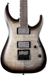 Metalen elektrische gitaar Ltd MH-1000 Evertune - Charcoal burst