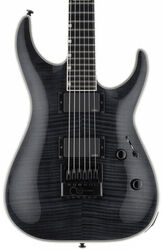 Elektrische gitaar in str-vorm Ltd MH-1000 Evertune - See thru black