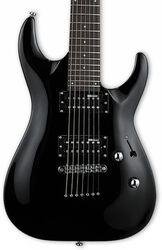 7-snarige elektrische gitaar Ltd MH-17 Kit +bag - Black