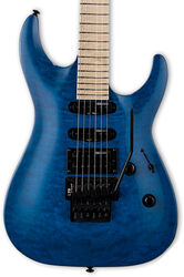 Elektrische gitaar in str-vorm Ltd MH-203QM - See thru blue