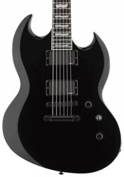 Guitarra eléctrica de doble corte. Ltd Viper-401 - Black