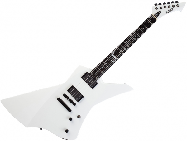 Solid body elektrische gitaar Ltd James Hetfield Snakebyte - snow white