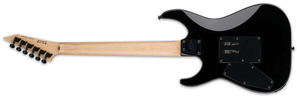 Ltd Kirk Hammett Kh-202 2018 Signature Hh Fr Rw - Black - Elektrische gitaar in Str-vorm - Variation 1