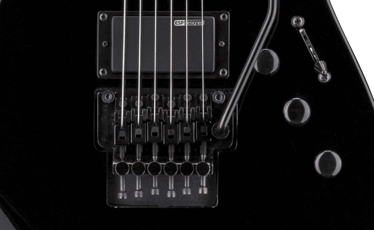 Ltd Kirk Hammett Kh-202 2018 Signature Hh Fr Rw - Black - Elektrische gitaar in Str-vorm - Variation 2